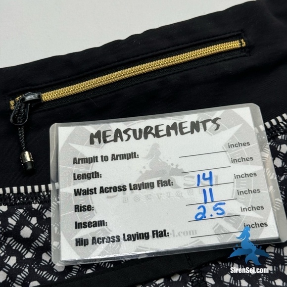 1047 lululemon Run: Speed Short - Size 4 - Black/White Dottie Eyelet Pattern - Picture 14 of 15